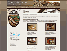 Tablet Screenshot of hoteledelweiss.com.ve